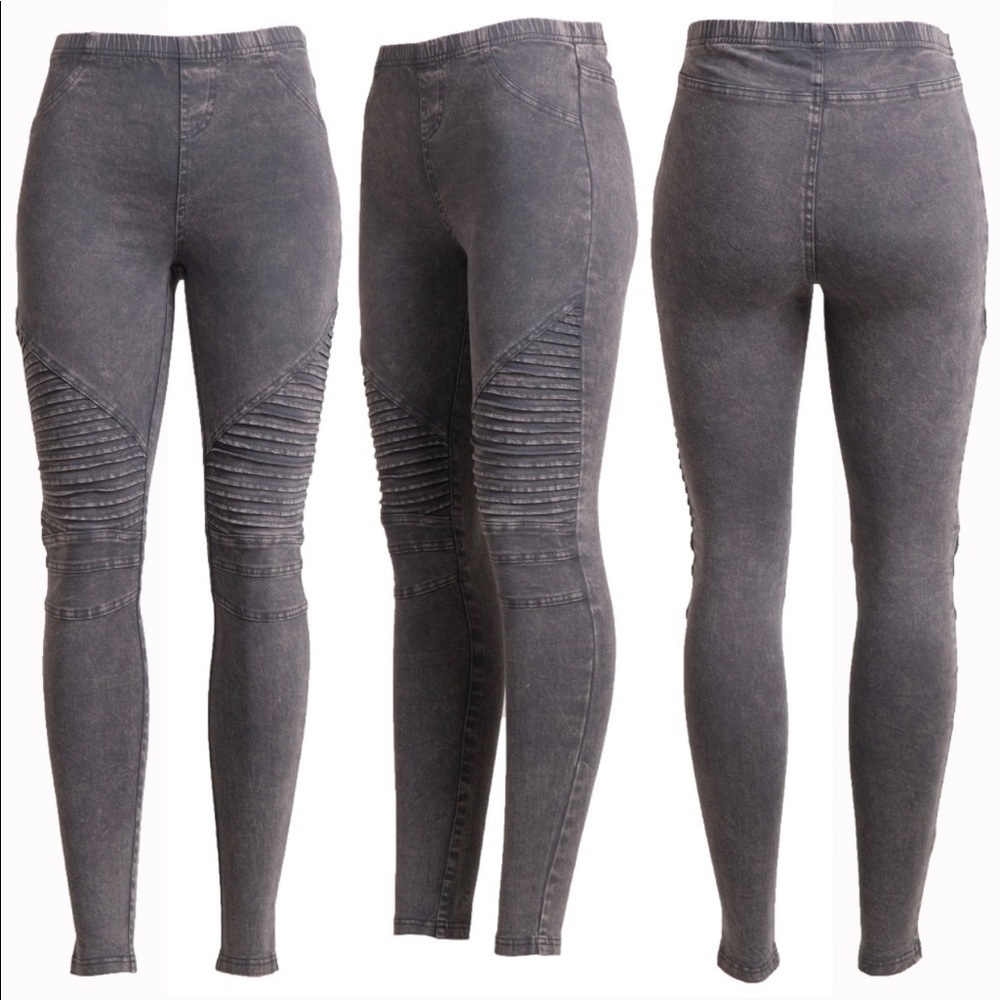 Moto Bike Skinny Pants - Picture 2 of 2